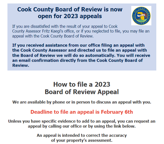 Property Tax Appeals Township of Lyons